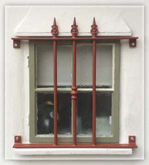 Security Grille Fixed Metal Window Bars in London